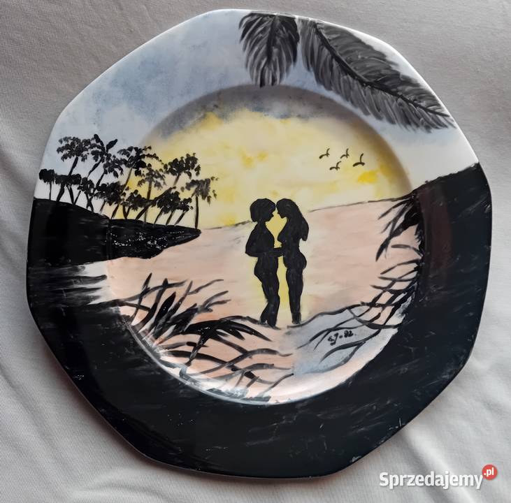 Ręcznie malowana patera Seltmann Weiden 1982 r Koźminek sprzedam