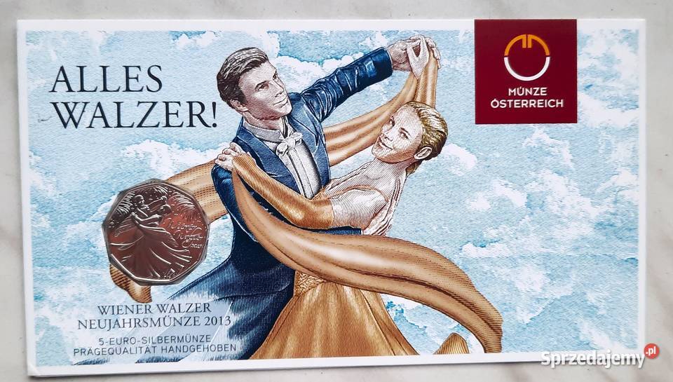Moneta 5 Euro Austria Ag 2012 II Gliwice