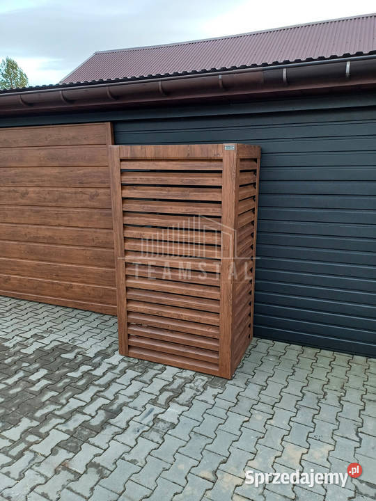 Osłona pompy ciepła 70x40x190 ciemny orzech Grudziądz