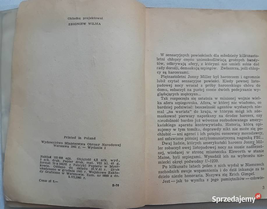 Żółty Tygrys Franciszek Welczar Szpieg Nazi 176 wielkopolskie Koźminek