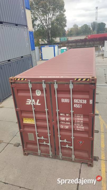 Kontener morski wysoki 40 High Cube HC sprzedam Białystok