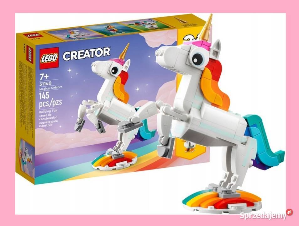 LEGO CREATOR 31140 Magiczny jednorożec 3w1 Lego wielkopolskie sprzedam
