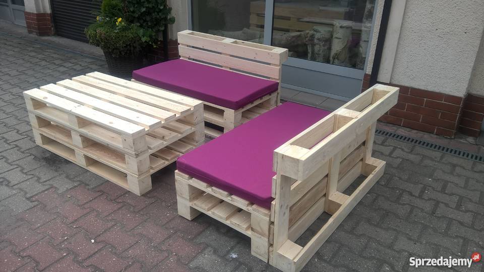 meble ogrodowe z palet Komplety mebli Siemianowice Śląskie