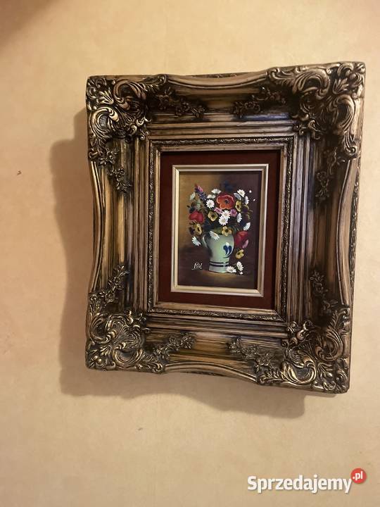 Obrazy rama pozlacana Chrząstowice sprzedam