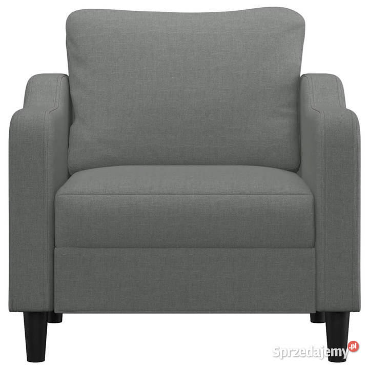 Fotel ciemnoszary 60 obity tkaniną WM359344 Warszawa
