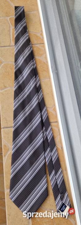Krawat męski w pasy Vernon Kraków