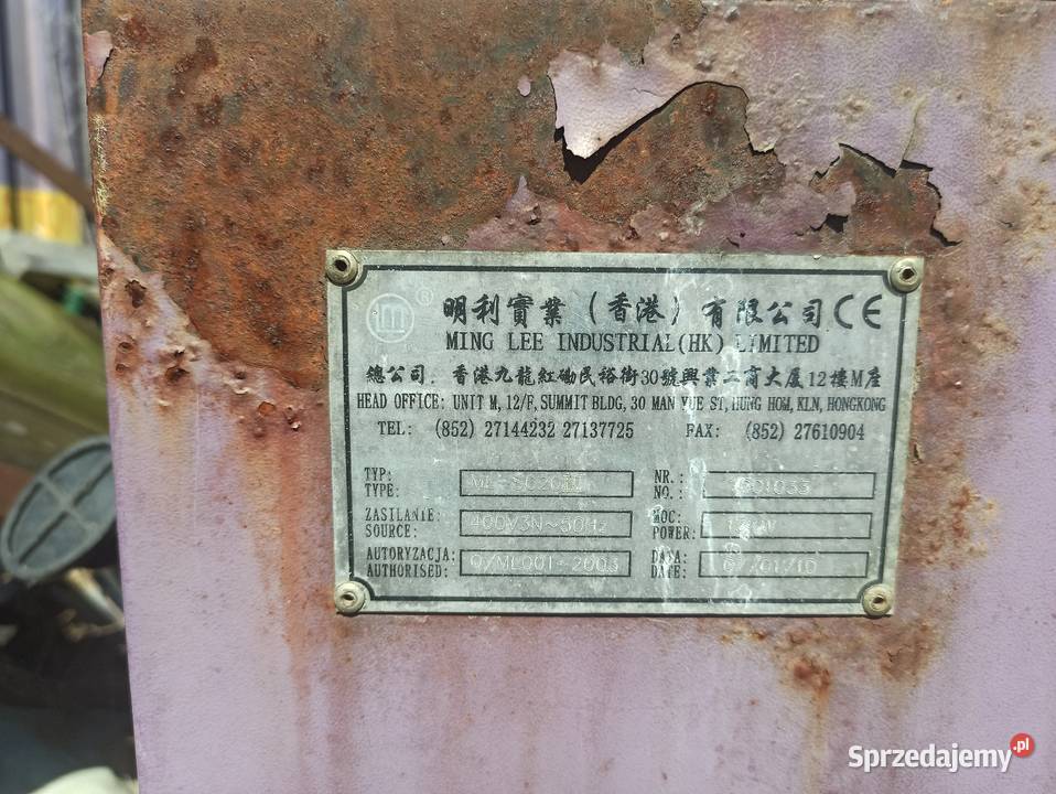 Młyn do recyklingu MLSC20 shredder granulator Warka