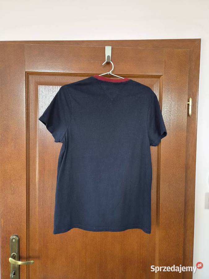 Grantowa bawełniana koszulka tshirt Tommy Bibice