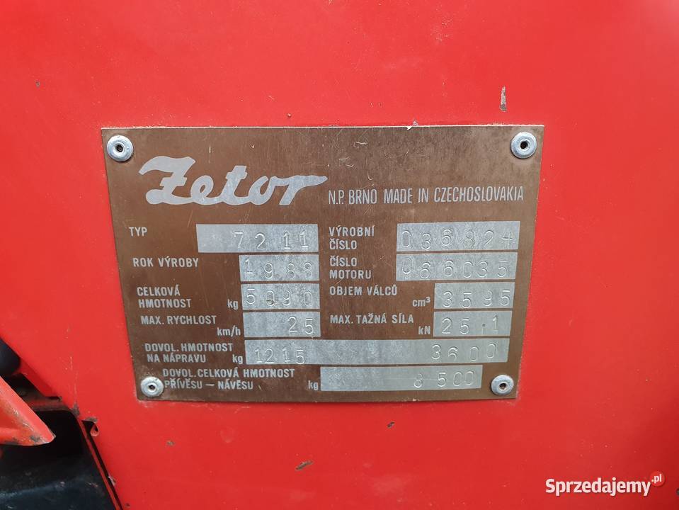 Zetor 7211 88r 7711 5211 5245 7245 krajowy podkarpackie Wrzawy