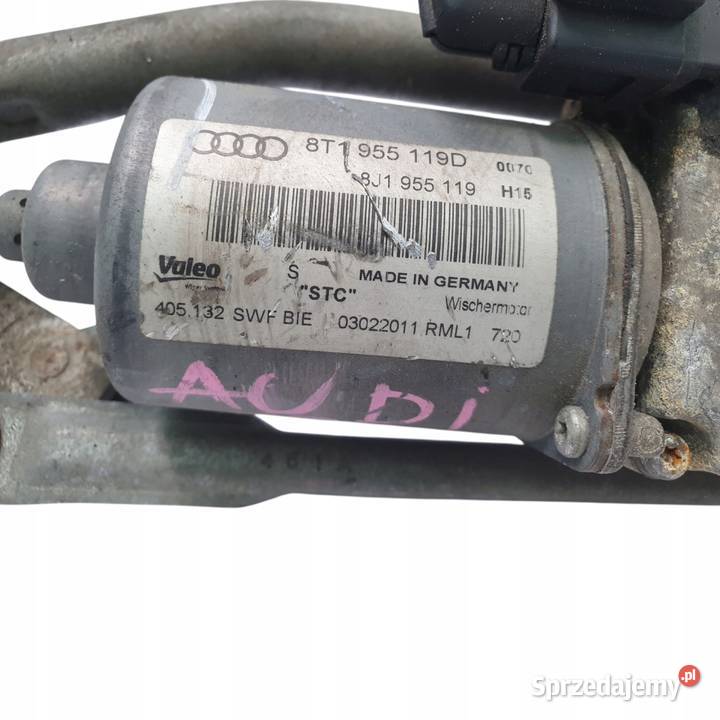 SILNICZEK WYCIERACZEK Audi A5 8T mechanizm przód Chełm sprzedam