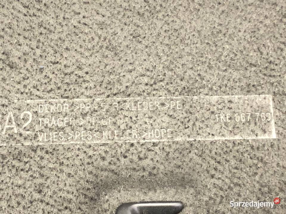 PÓŁKA TYŁ VW GOLF VI Hatchback 0814 OSŁONA sprzedam