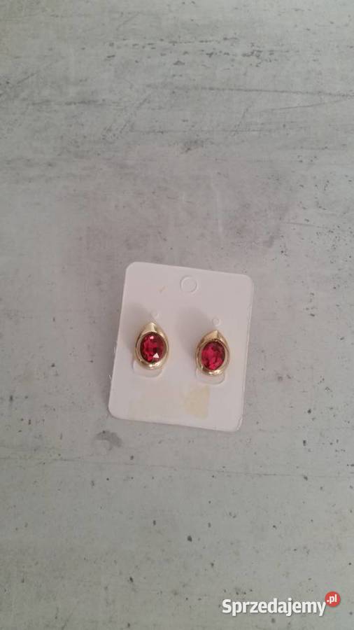 Stylowe kolczyki wkrętki wieczorowe Warszawa