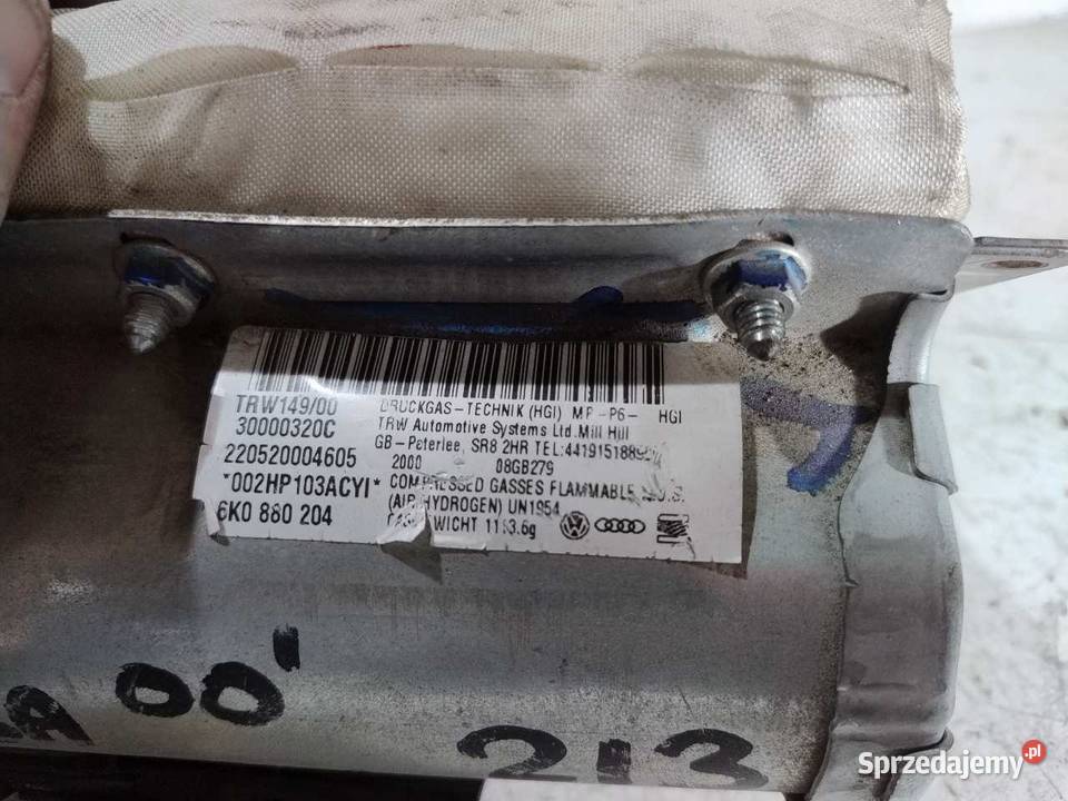 AIRBAG PODUSZKA POWIETRZNA PASAŻERA CORDOBA Poduszki powietrzne