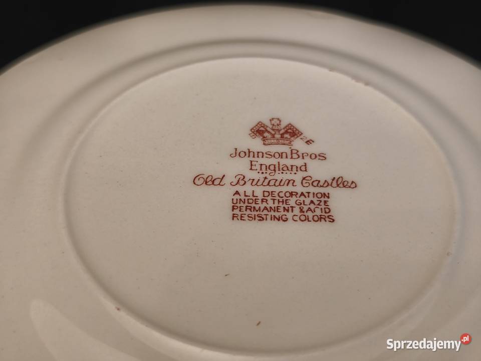 Talerz angielski Johnson Bros Old Britain Chełm
