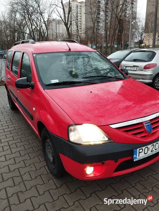 Dacia Logan 16 16v benzyna 7 osob klima faktury Poznań sprzedam