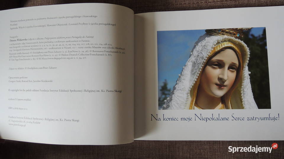 Książka FatimaOrędzie tragedii czy nadziei Białystok