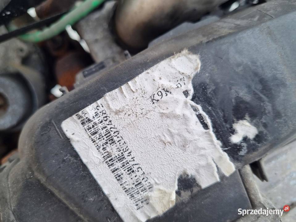 SILNIK Renault Modus 15 DCI 75 182 K9K770 Rudka