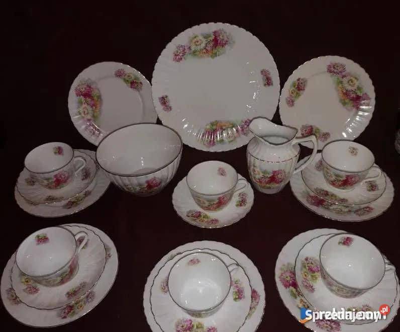 Filiżanka z talerzykiem deserowym Secesja Syg Gdańsk