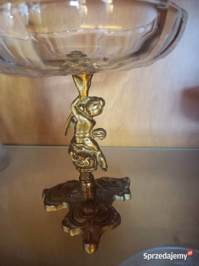 Mosiądz kryształ patera Toruń