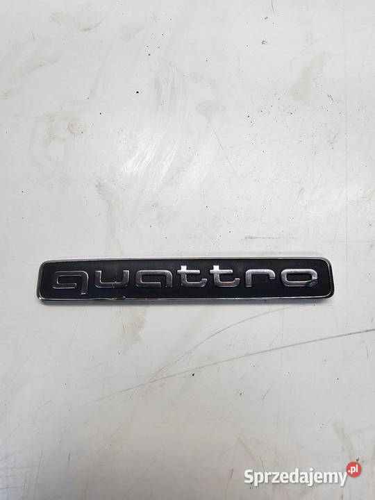 ZNACZEK EMBLEMAT QUATTRO AUDI A3 A4 A5 A6 A7 Przystajń