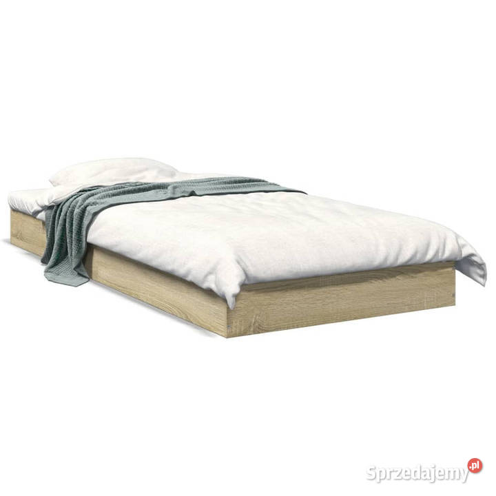 Łóżko bez materaca dąb sonoma 75x190 WM842079 Warszawa