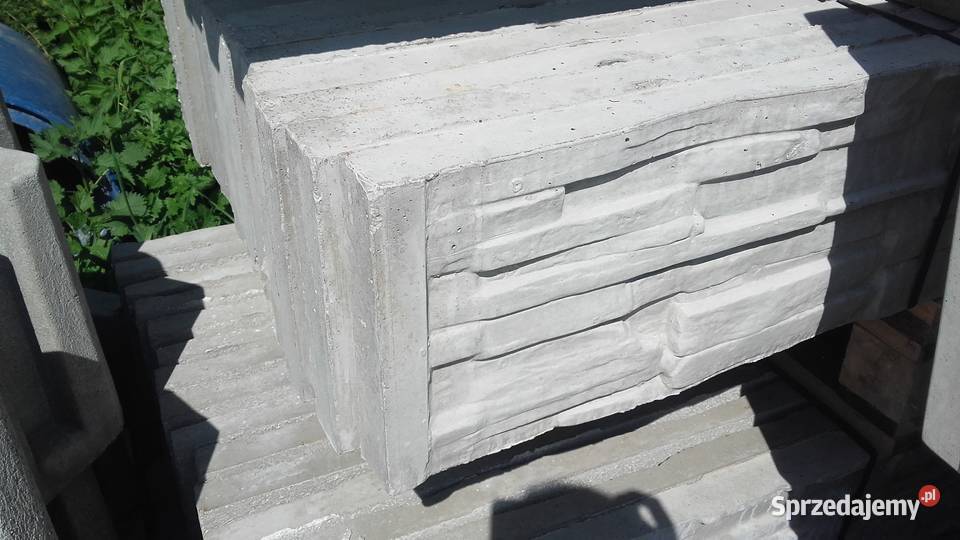Podmurówka betonowa 25m obrzeże wzór łupek Piersno sprzedam
