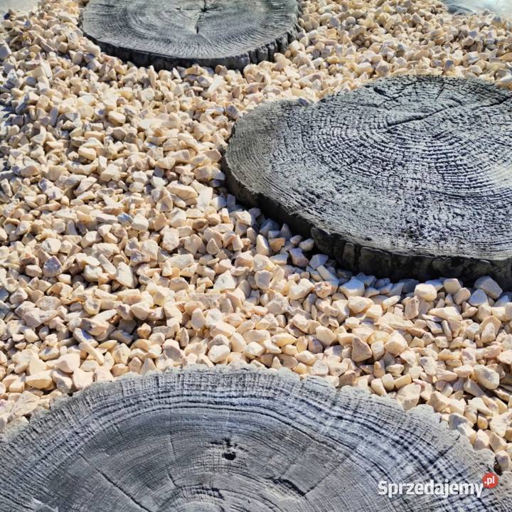 Płyta ogrodowa Pniaczek efekt drewna trwałość Żelichów