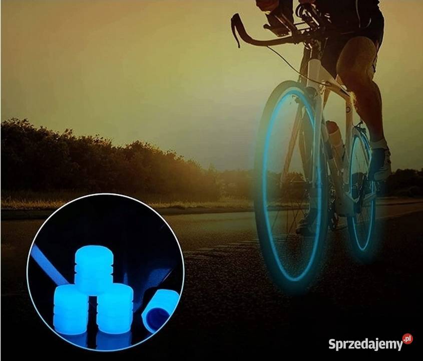 Nakrętki na wentyle Świecące Fluorescencyjne sprzedam