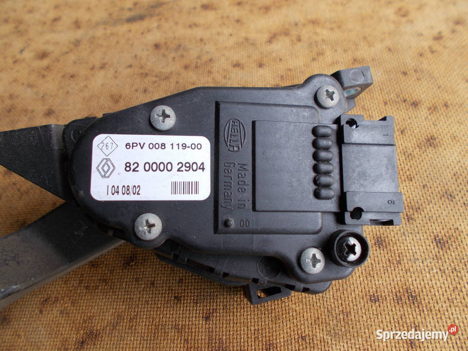 renault LAGUNA 2 02r 18 16v pedał gazu osobowe Zamość sprzedam