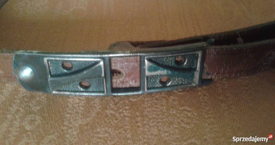 Wąski pasek damski ze skóry licowej Paski Łódź