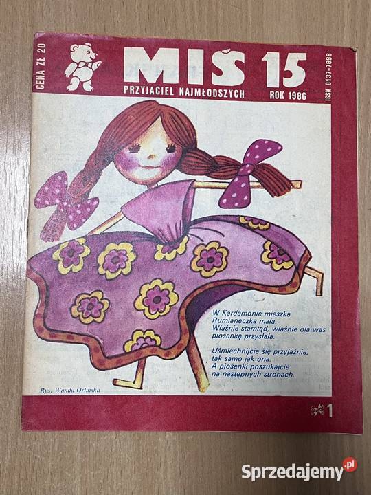 Czasopismo dzieci Miś 15 z 1986 roku Grudziądz