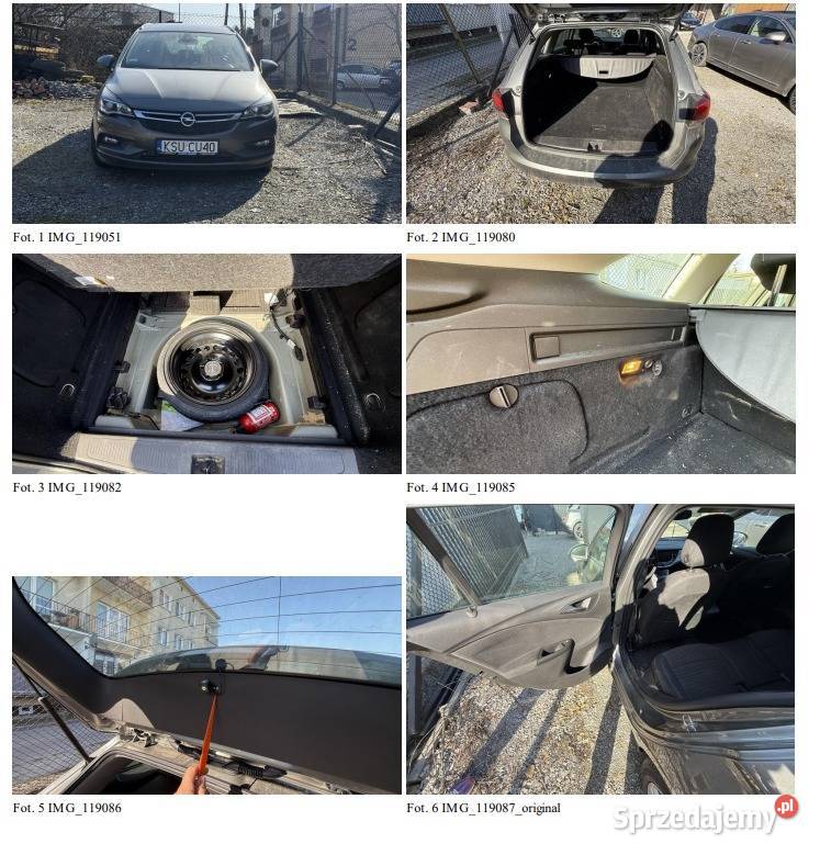 Opel Astra V Sports Tourer 14 MR16 E6 produkcji małopolskie sprzedam