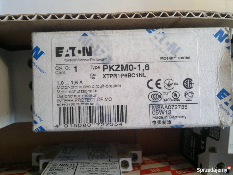 Wyłącznik PKZMO1 Materiały budowlane śląskie sprzedam