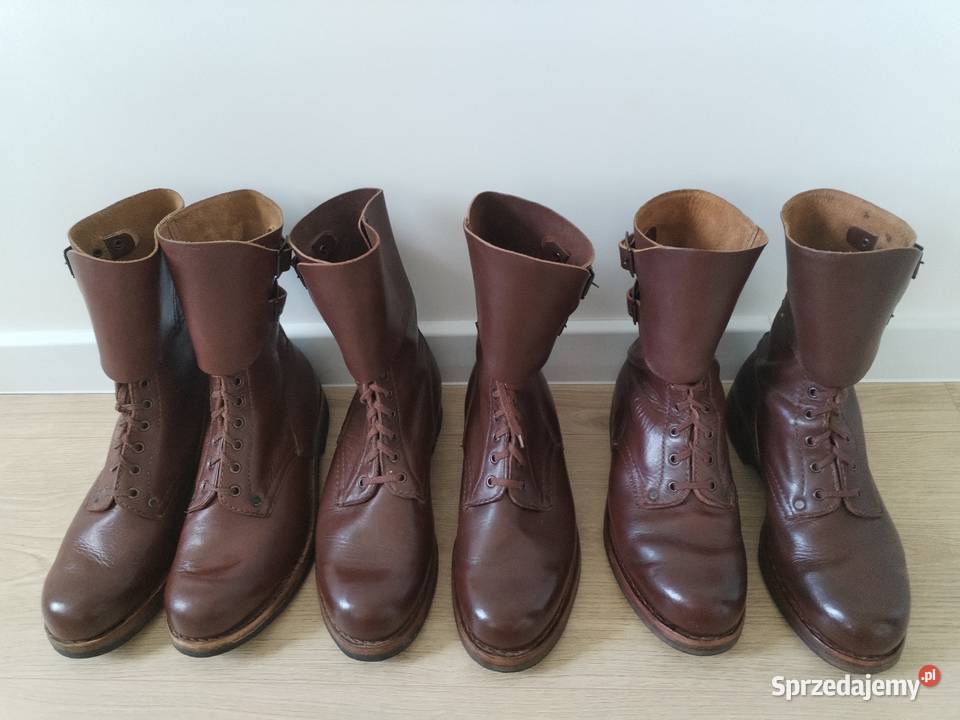Buty Wojskowe Opinacze PRL skóra Warszawa