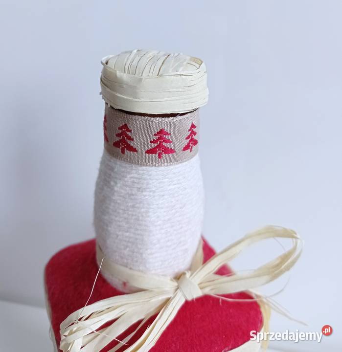 Butelka ręcznie zdobiona Boże Narodzenie Kante Boże Narodzenie