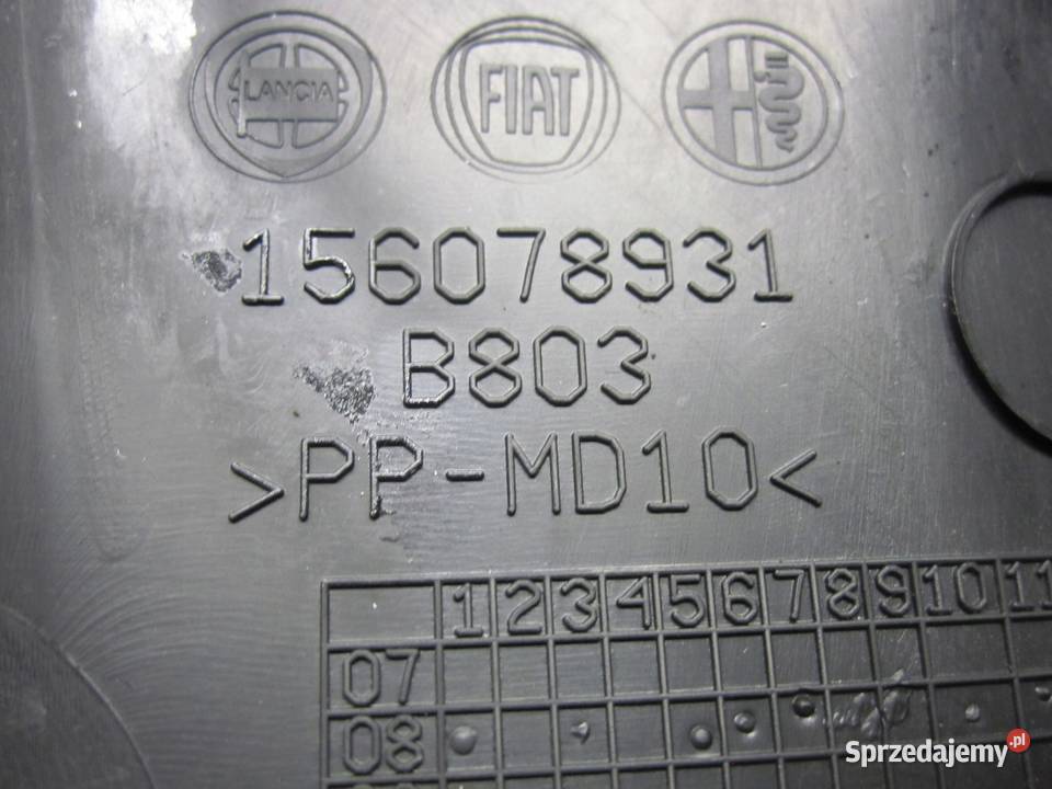 ALFA ROMEO MITO 09r osłona kolumny kierowniczej świętokrzyskie