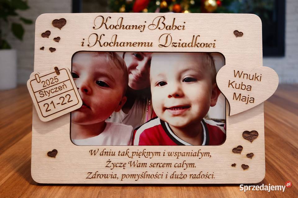 Personalizowana Drewniana Ramka na Zdjecie na Gorzów Wielkopolski sprzedam