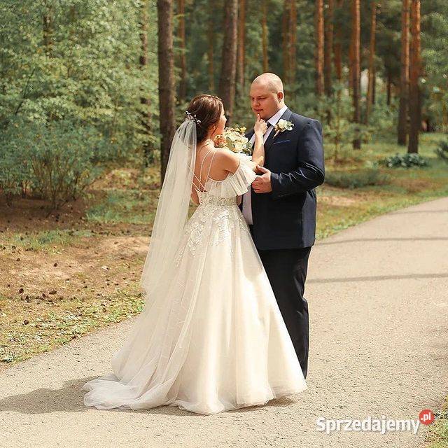 Suknia ślubna boho 40 L Linia "A" Jelenia Góra