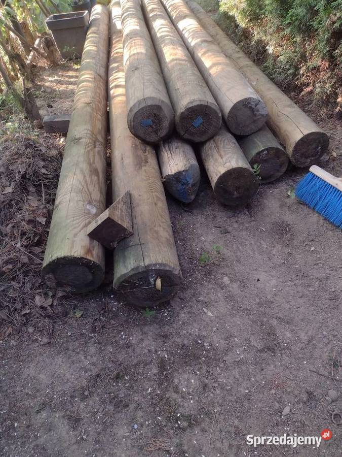 Belki drewniane impregnowane slupy małopolskie Nowy Sącz