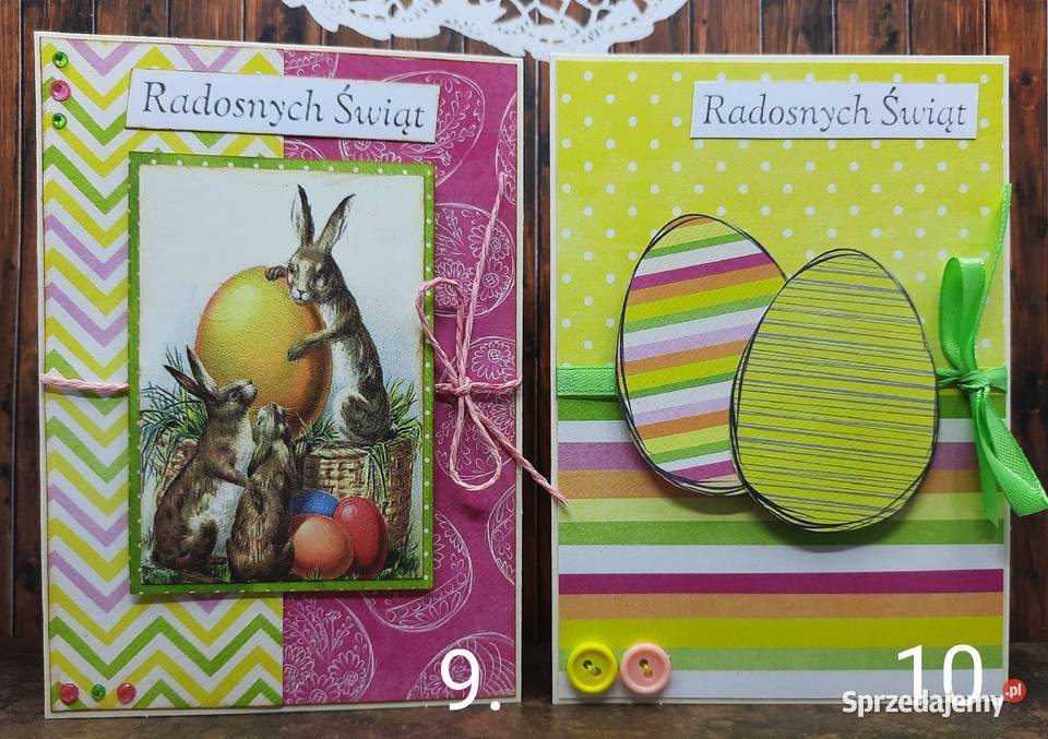 Kartki wielkanocne ręcznie robione Wielkanoc 4 Kraków sprzedam