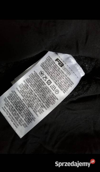 Yorker czarny sweter Z dodatkiem Wełny Angory wielkopolskie sprzedam