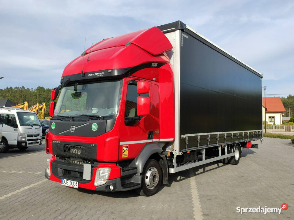Volvo FL12240 E6 Firana Tył Drzwi Dach Zsuwany świętokrzyskie Widełki