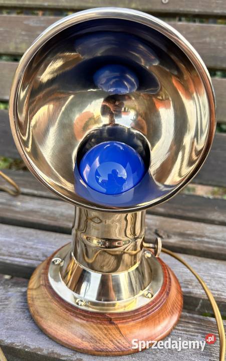 Lampa okrętowa statkowa mosiężna mazowieckie Warszawa