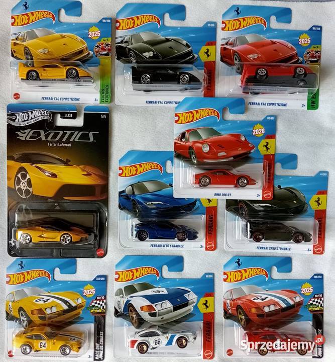 Hot Wheels zestaw Ferraristan modeli Jaworzno