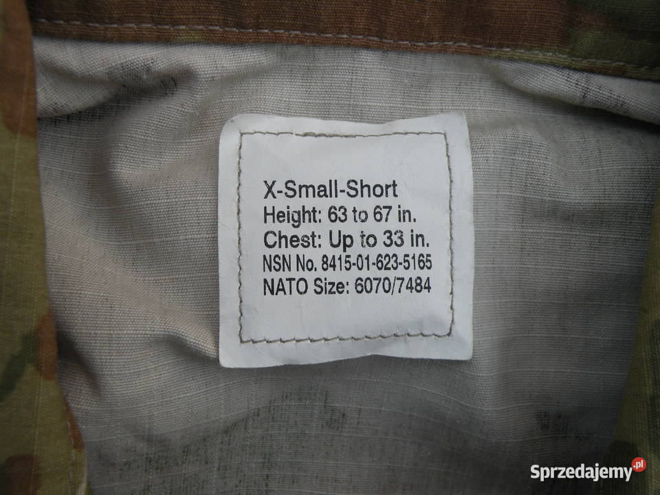 Bluza ACU multicam OCP x small short Wrocław