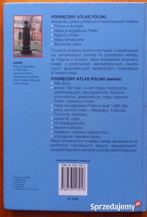 Podręczny Atlas Polski atlas Małkinia Górna
