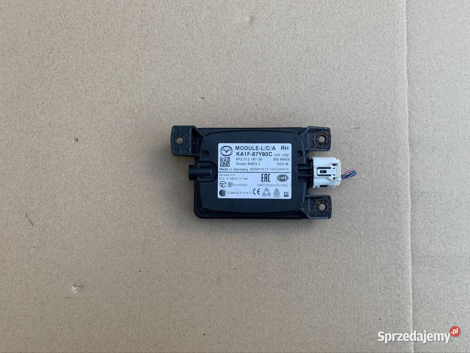 KA1F67Y80C Moduł LCA prawy pasa ruchu Mazda cx5 Czujniki zachodniopomorskie