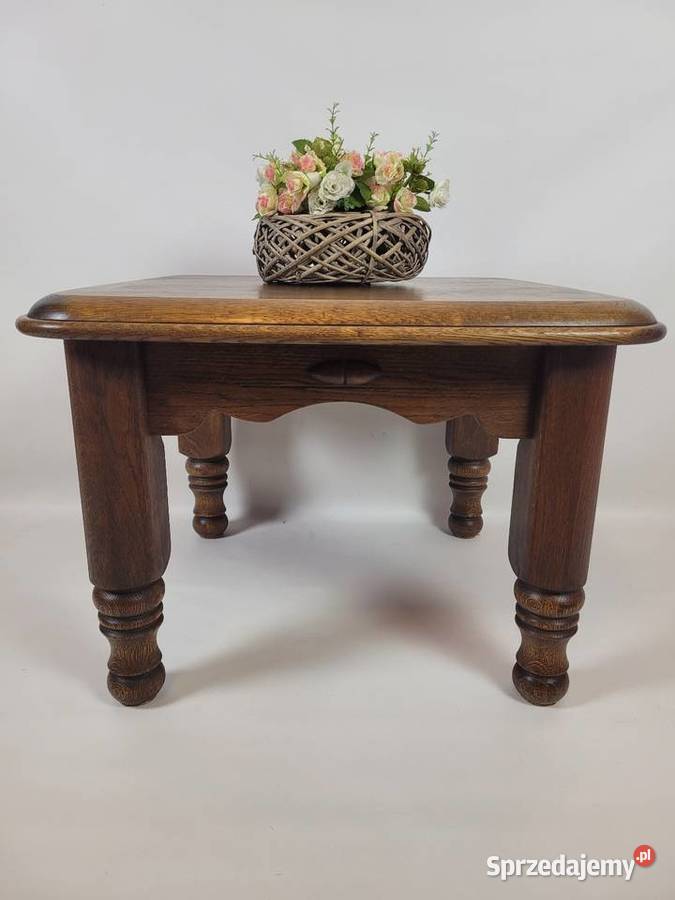 Dębowy stolik kawowy Stoliki kawowe i ławy Białogard sprzedam