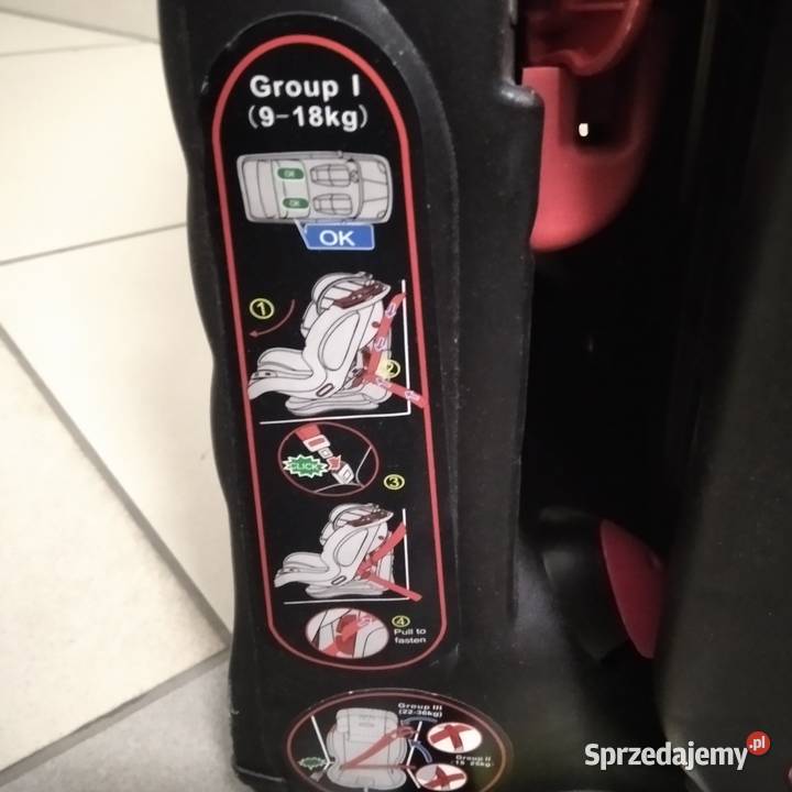 Sprzedam fotelik samochodowy dziecka Janów Lubelski