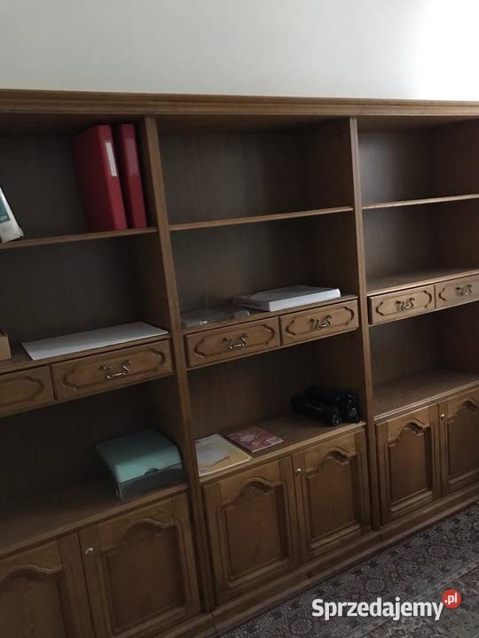 Meble drewniane dąb 2000r regały Regały Warszawa sprzedam